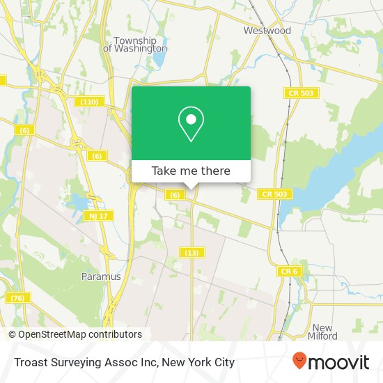 Troast Surveying Assoc Inc map