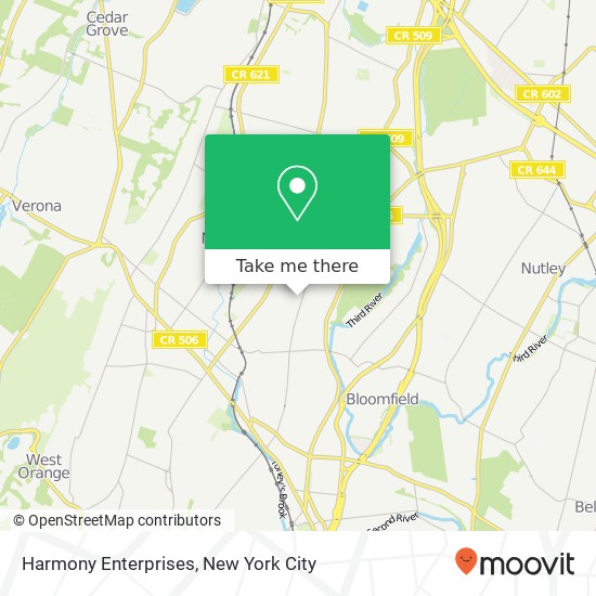 Harmony Enterprises map