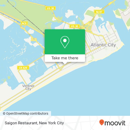 Saigon Restaurant map