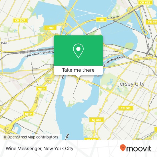 Mapa de Wine Messenger