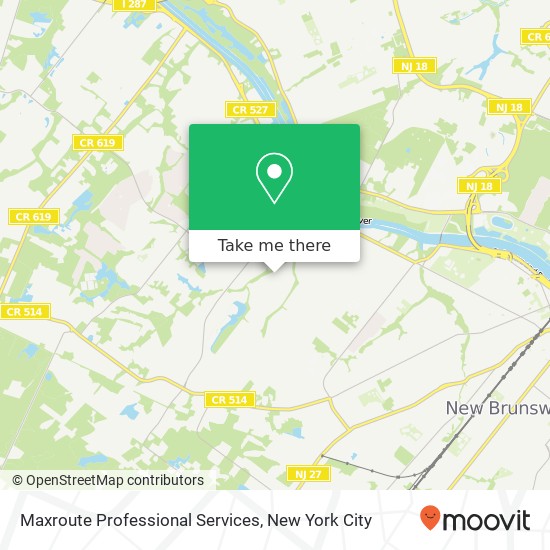 Maxroute Professional Services map