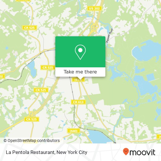 La Pentola Restaurant map