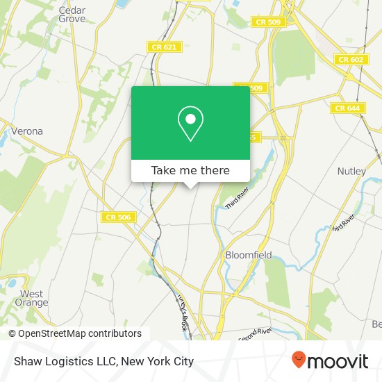 Shaw Logistics LLC map