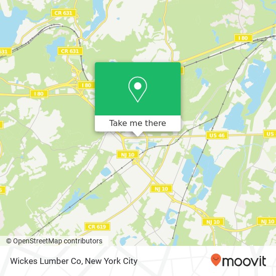 Wickes Lumber Co map