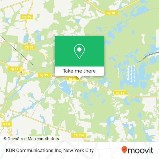 KDR Communications Inc map