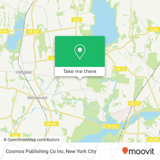 Cosmos Publishing Co Inc map