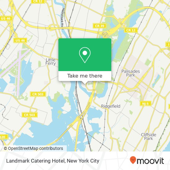 Landmark Catering Hotel map