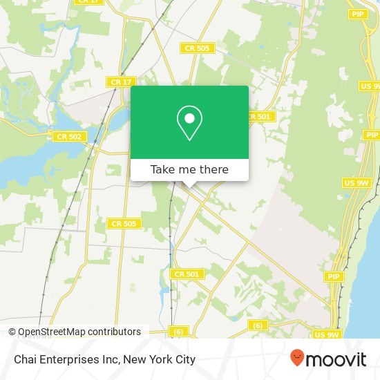 Chai Enterprises Inc map