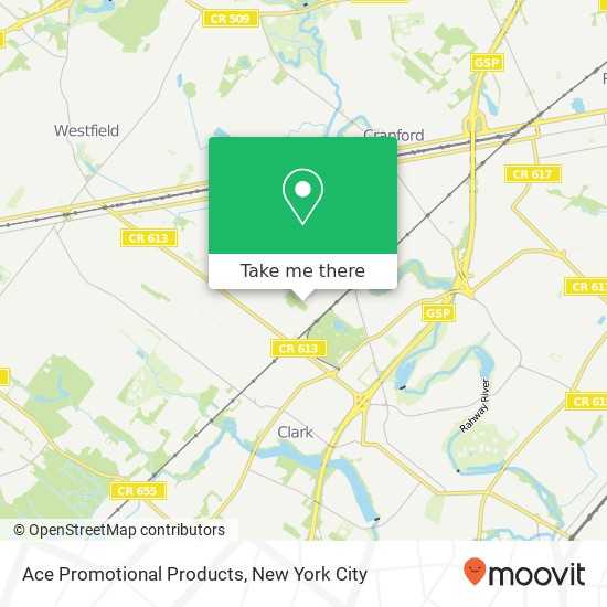 Ace Promotional Products map