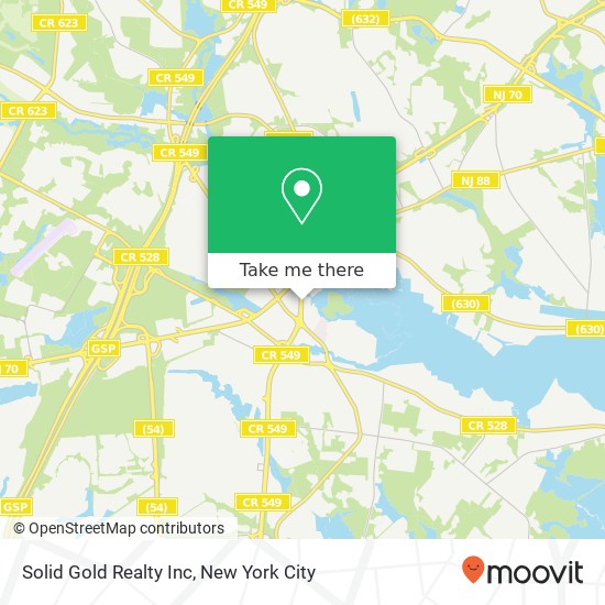 Solid Gold Realty Inc map