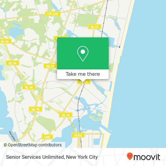 Mapa de Senior Services Unlimited