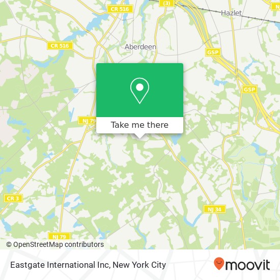 Eastgate International Inc map