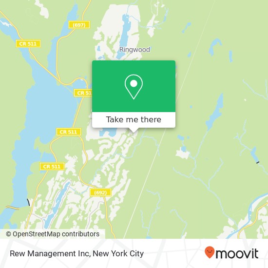 Rew Management Inc map