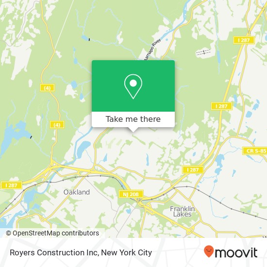 Mapa de Royers Construction Inc