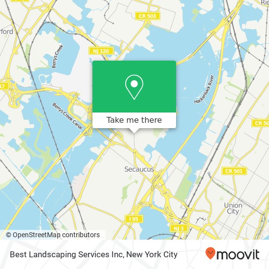 Best Landscaping Services Inc map