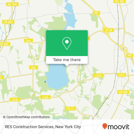 RES Construction Services map