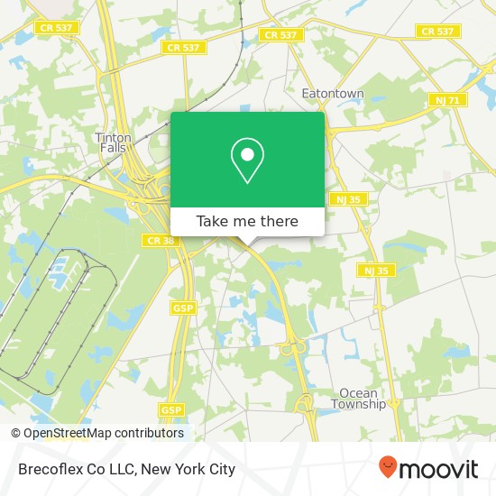 Brecoflex Co LLC map