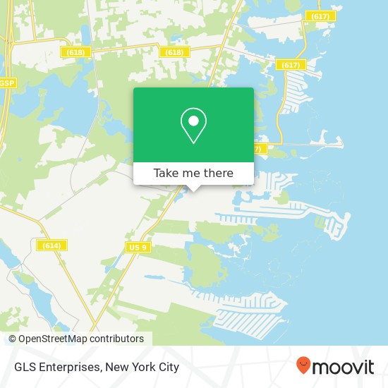 Mapa de GLS Enterprises