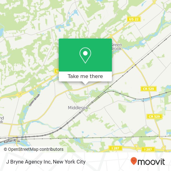 J Bryne Agency Inc map