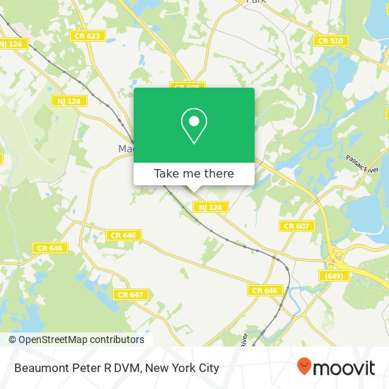 Beaumont Peter R DVM map