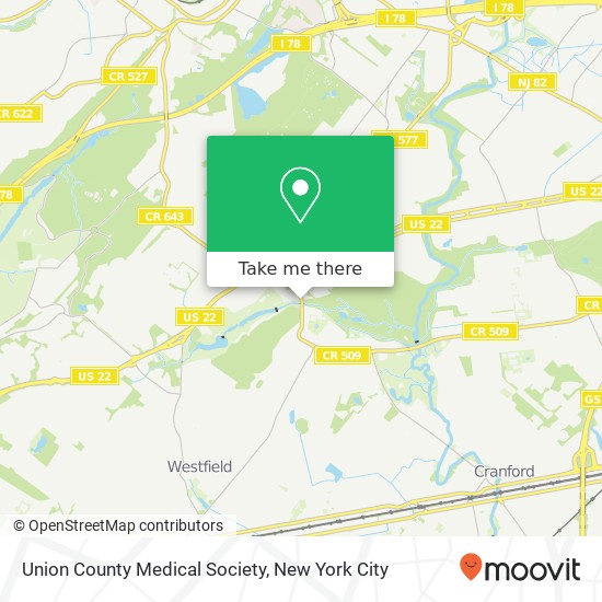 Union County Medical Society map