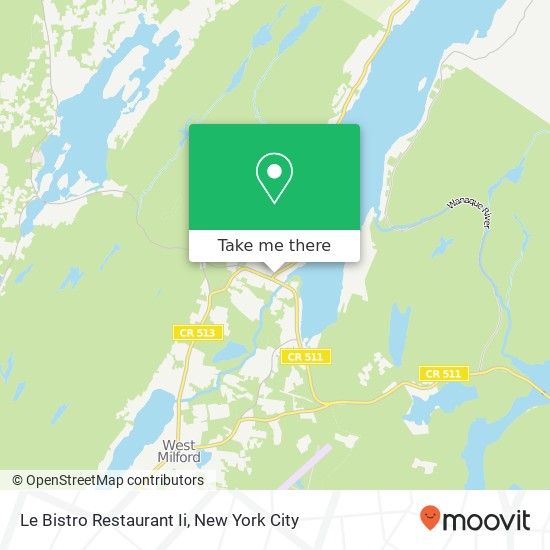 Mapa de Le Bistro Restaurant Ii