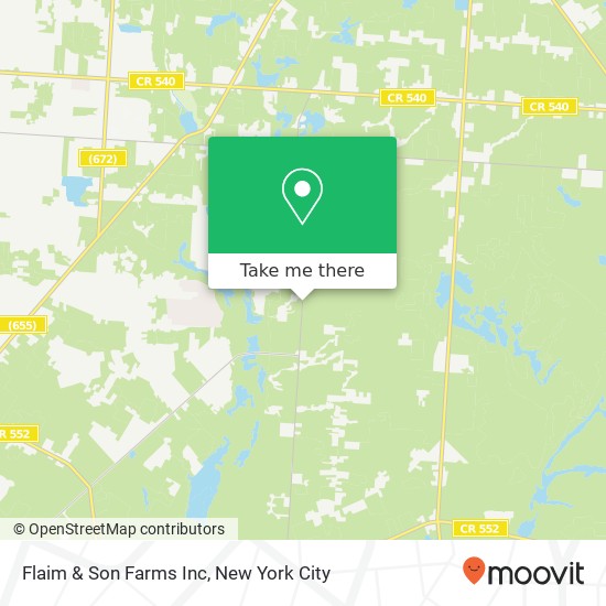 Flaim & Son Farms Inc map