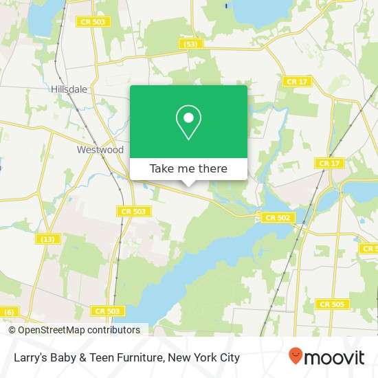 Larry's Baby & Teen Furniture map
