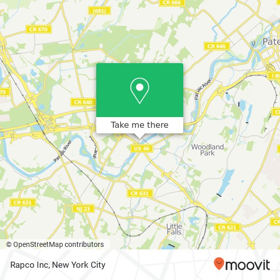 Mapa de Rapco Inc