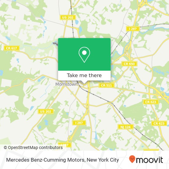 Mapa de Mercedes Benz-Cumming Motors