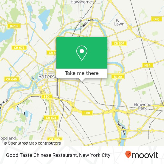 Mapa de Good Taste Chinese Restaurant