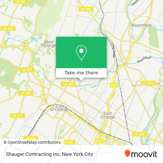 Mapa de Shauger Contracting Inc