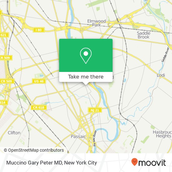 Mapa de Muccino Gary Peter MD