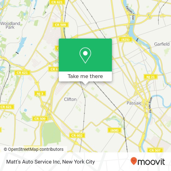 Matt's Auto Service Inc map