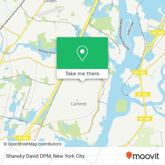 Mapa de Shansky David DPM
