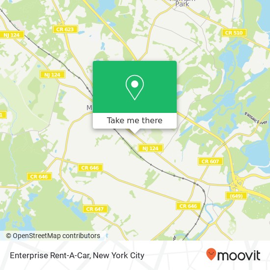 Mapa de Enterprise Rent-A-Car