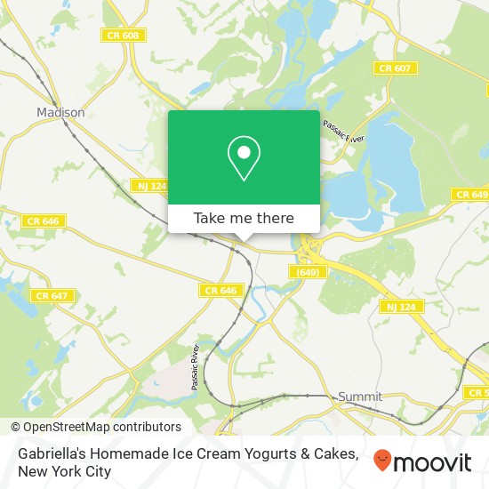 Mapa de Gabriella's Homemade Ice Cream Yogurts & Cakes