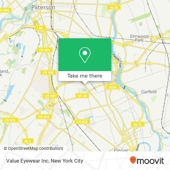 Value Eyewear Inc map