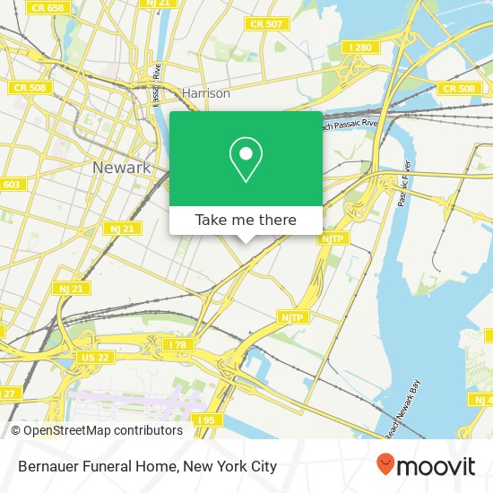 Mapa de Bernauer Funeral Home