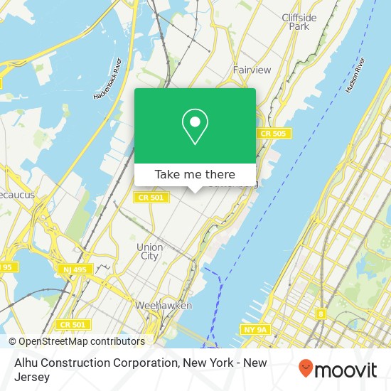 Alhu Construction Corporation map