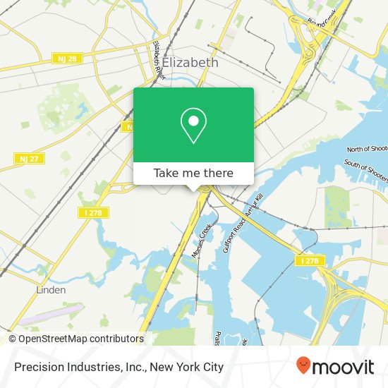 Mapa de Precision Industries, Inc.
