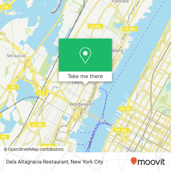 Dela Altagracia Restaurant map