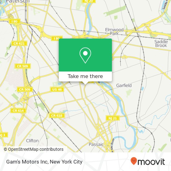 Mapa de Gam's Motors Inc