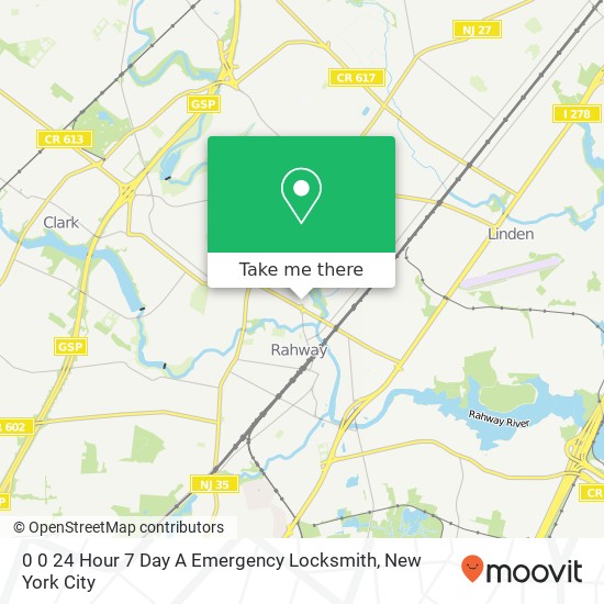 Mapa de 0 0 24 Hour 7 Day A Emergency Locksmith