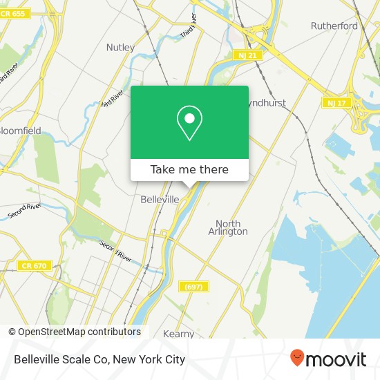 Belleville Scale Co map