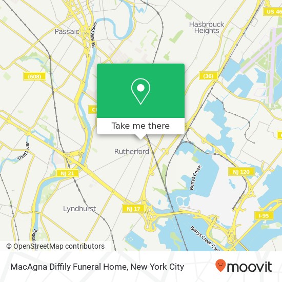 MacAgna Diffily Funeral Home map
