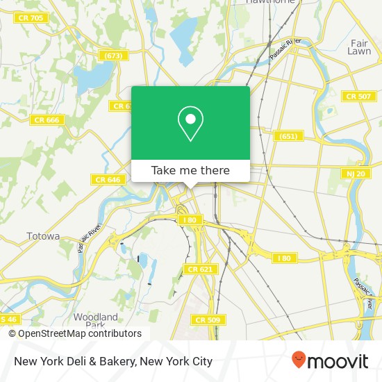 Mapa de New York Deli & Bakery