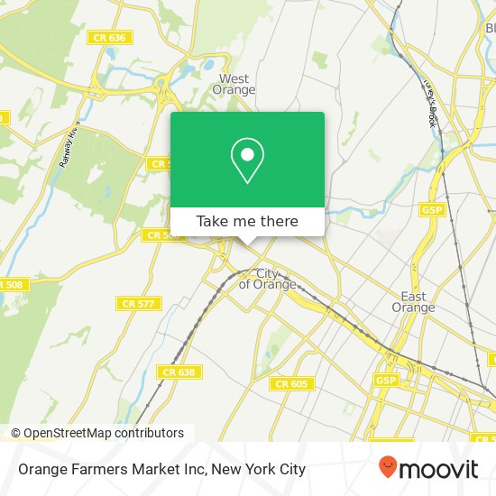 Orange Farmers Market Inc map