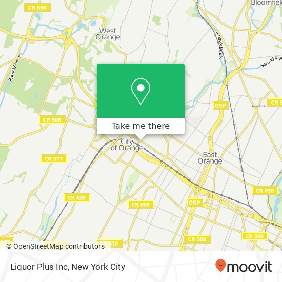 Mapa de Liquor Plus Inc