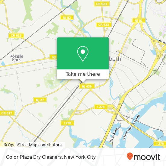 Mapa de Color Plaza Dry Cleaners